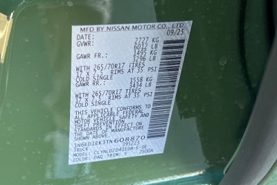 2026 Nissan Frontier PRO-4X ROUSH ROUSH