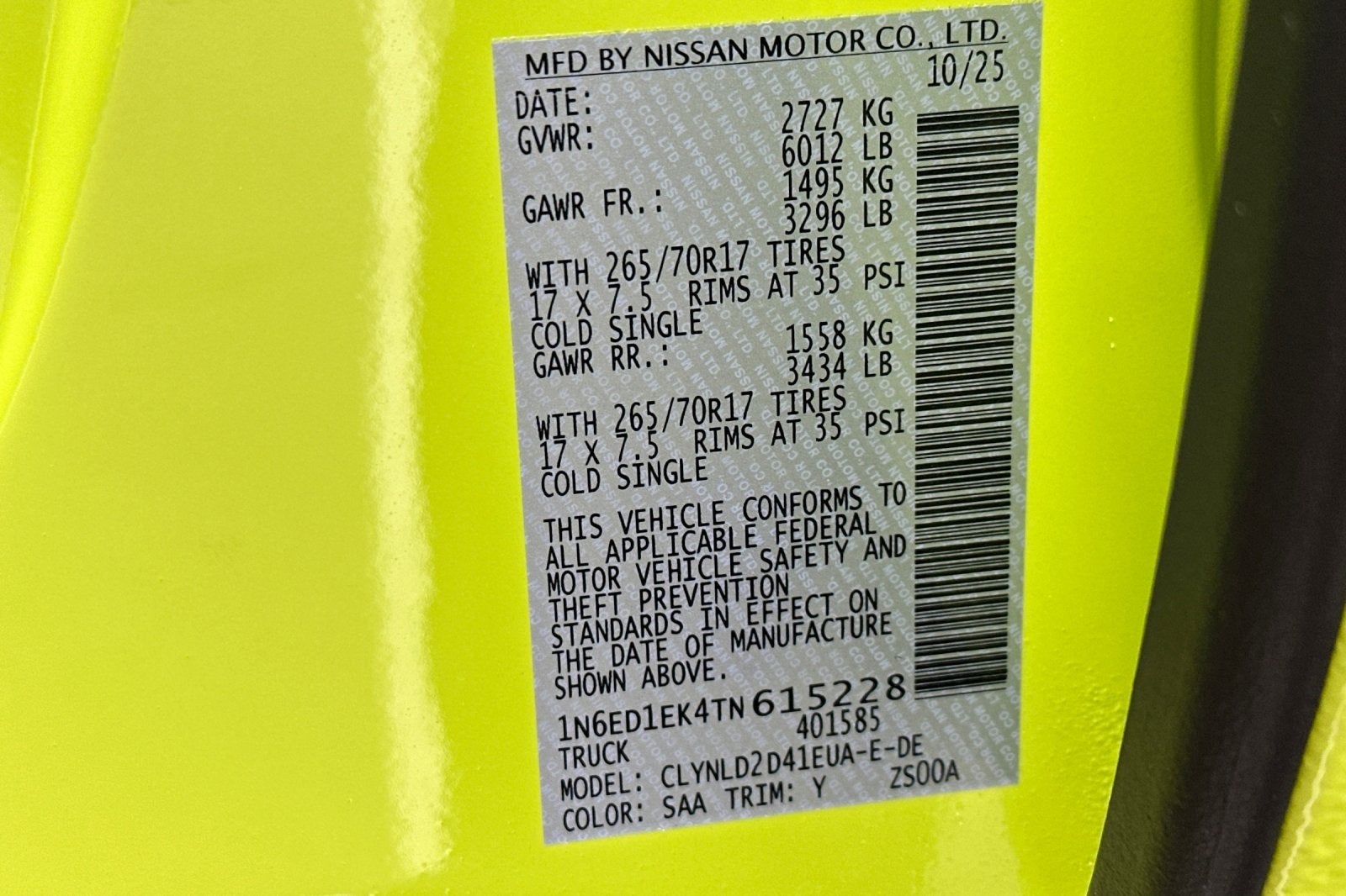 2026 Nissan Frontier PRO-4X