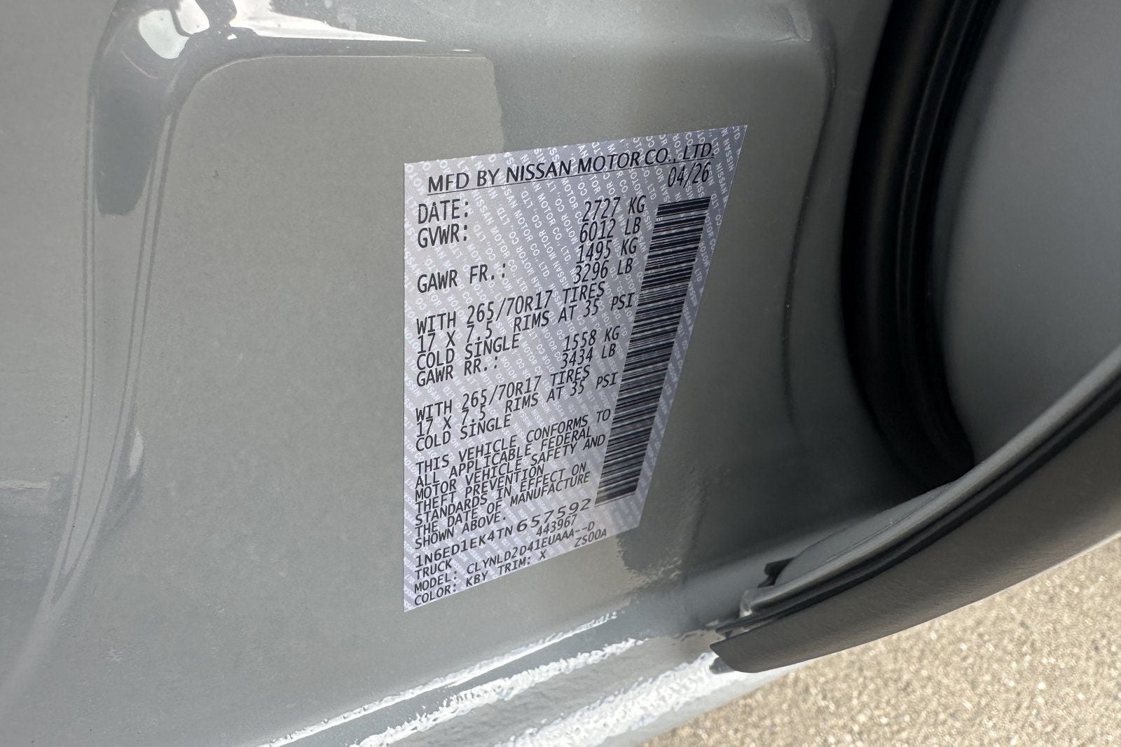 2026 Nissan Frontier PRO-4X