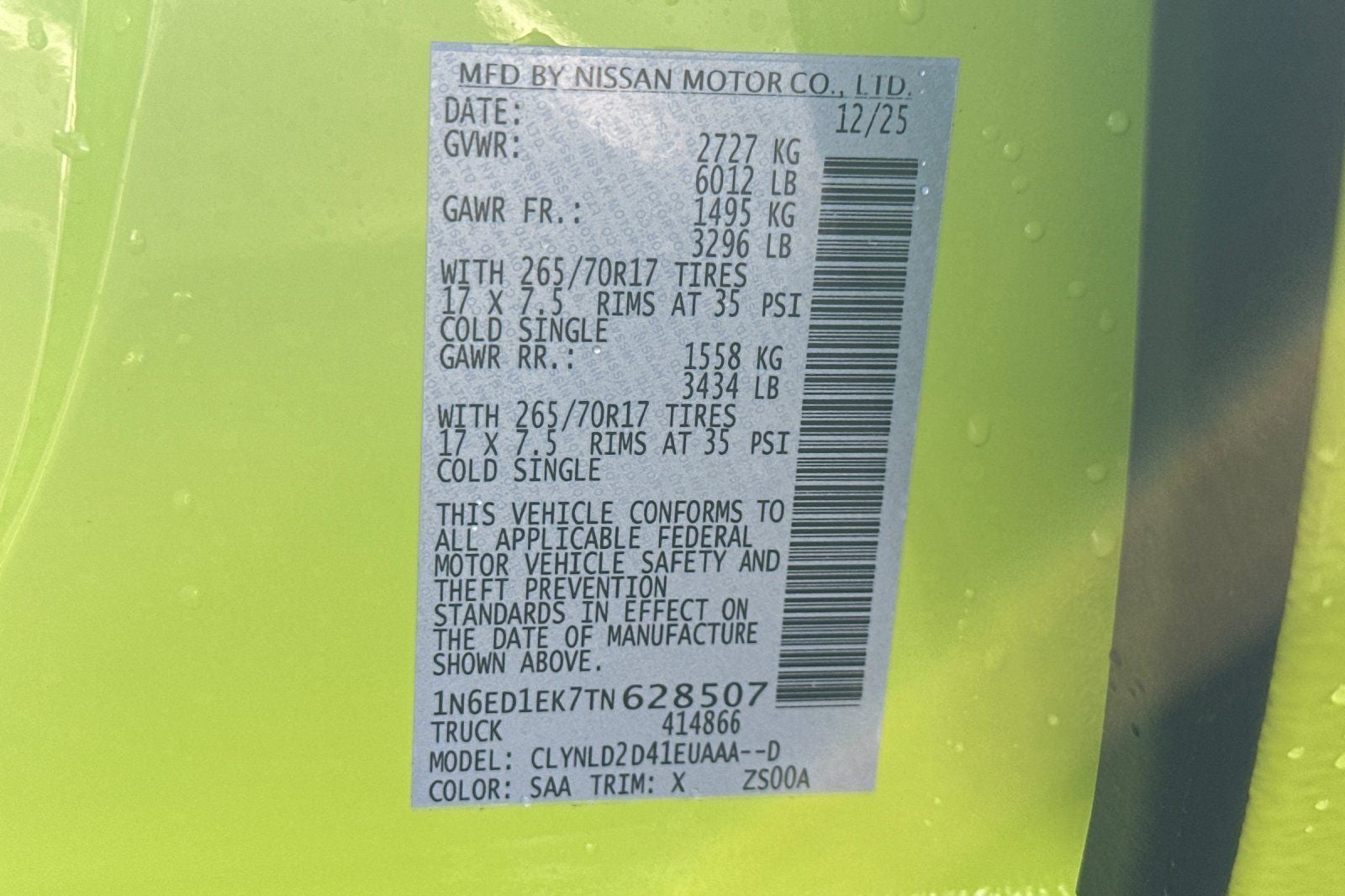 2026 Nissan Frontier PRO-4X