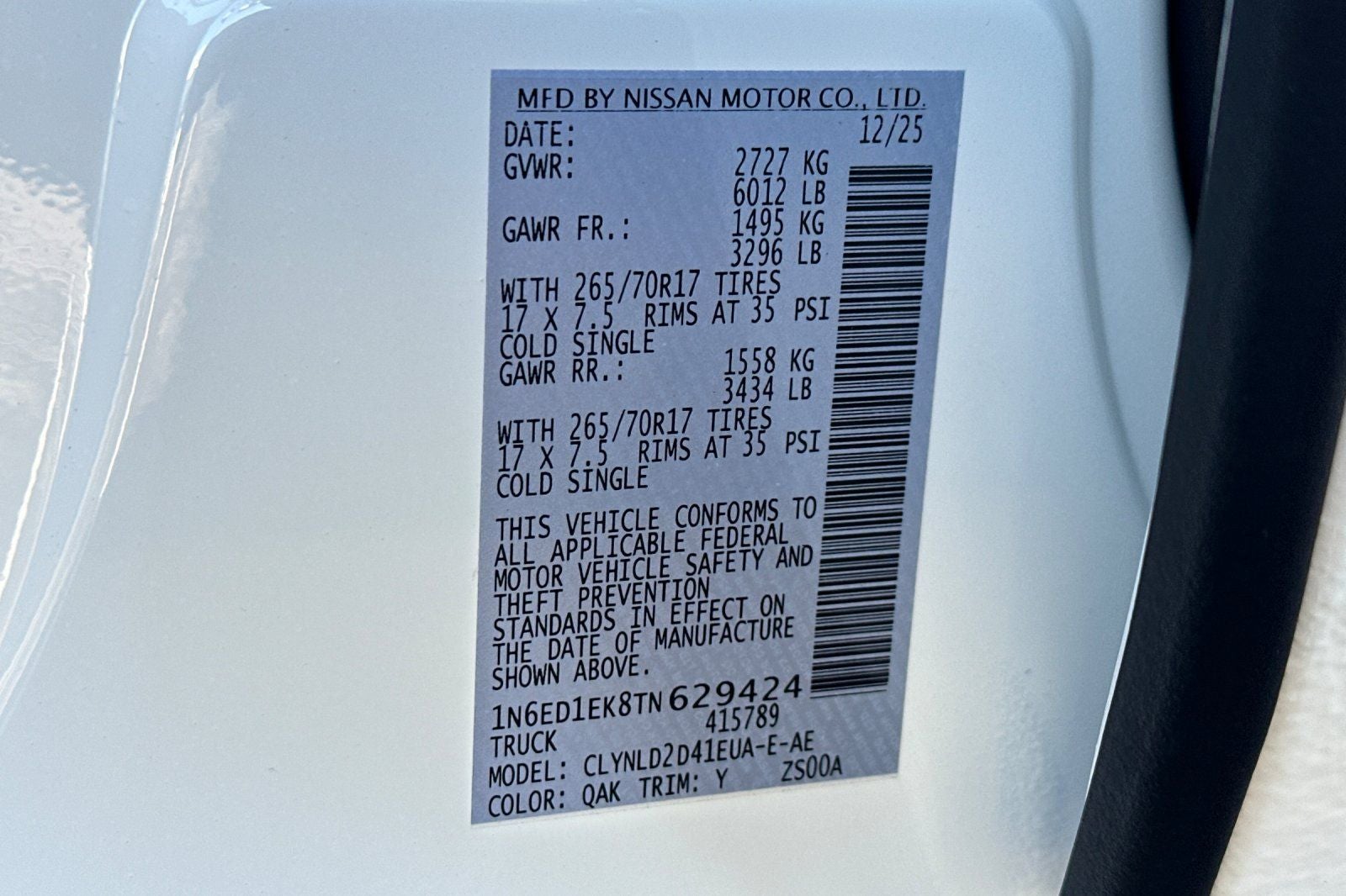 2026 Nissan Frontier PRO-4X