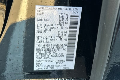 2026 Nissan Frontier PRO-4X