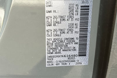 2026 Nissan Frontier PRO-4X