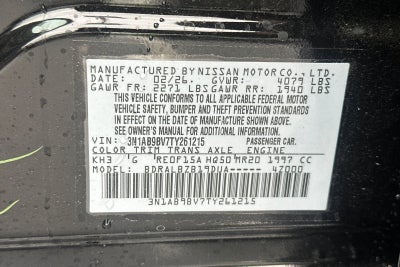 2026 Nissan Sentra S