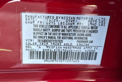 2026 Nissan Sentra SV