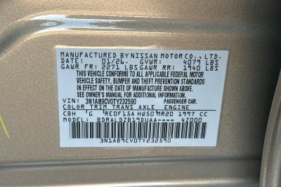 2026 Nissan Sentra SV