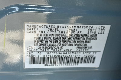 2027 Nissan Sentra SV