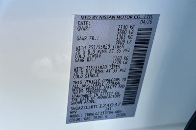 2026 Nissan Murano SL