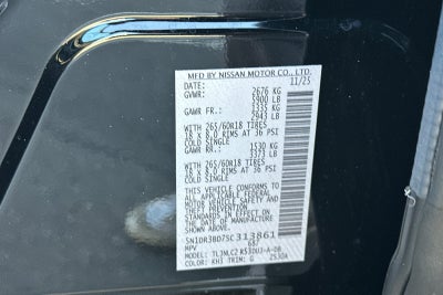 2025 Nissan Pathfinder Rock Creek