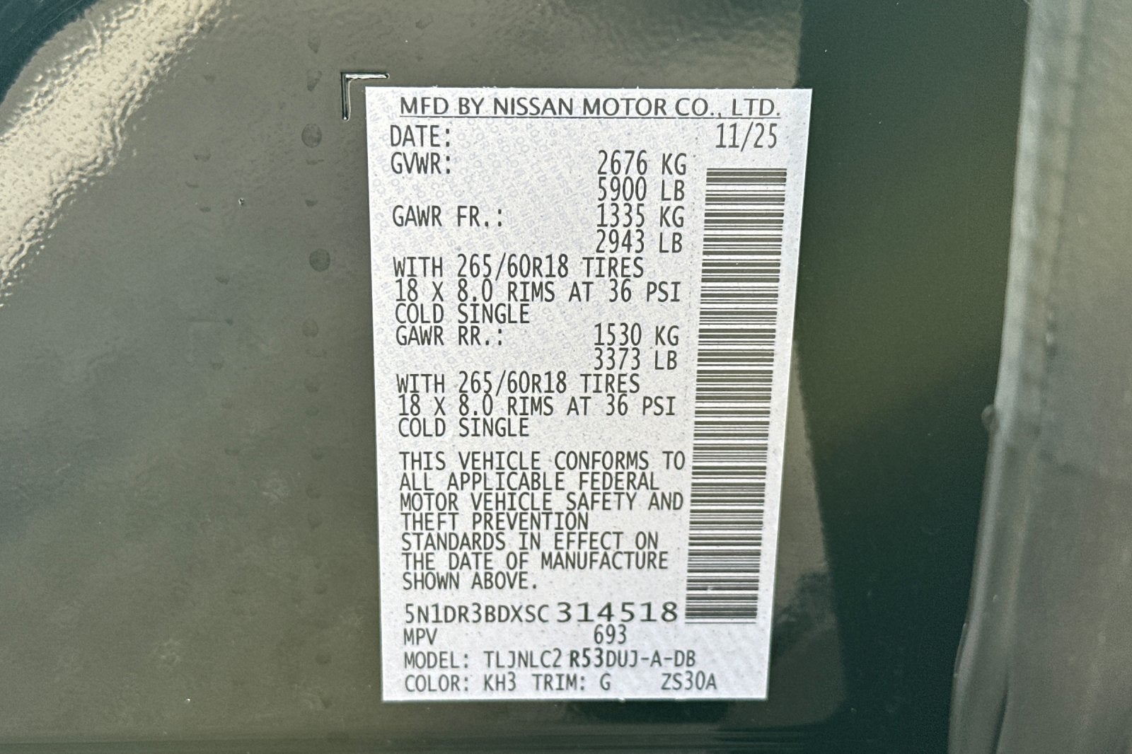 2025 Nissan Pathfinder Rock Creek