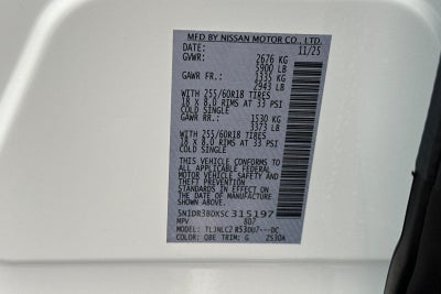 2025 Nissan Pathfinder SV