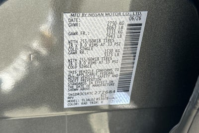 2026 Nissan Pathfinder SL