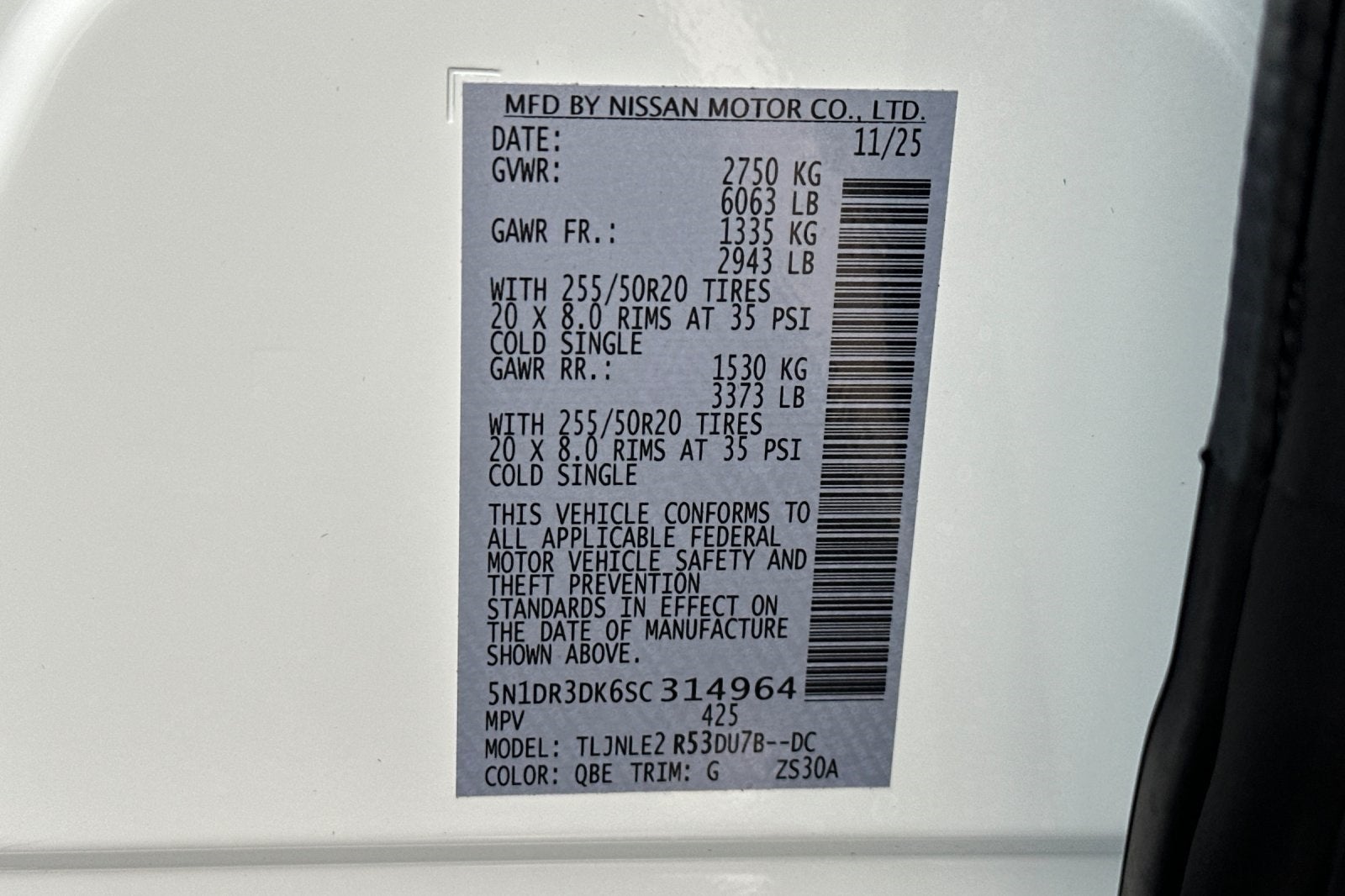 2025 Nissan Pathfinder Platinum