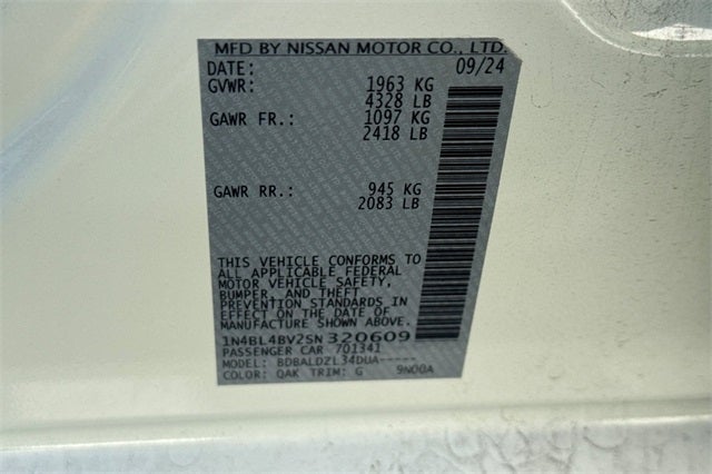 2025 Nissan Altima S