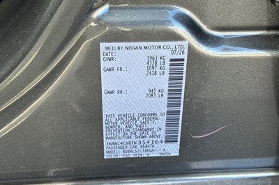 2026 Nissan Altima 2.5 SR