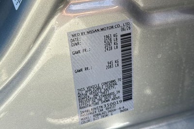 2026 Nissan Altima SV
