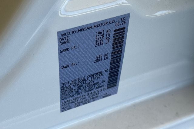 2026 Nissan Altima SV