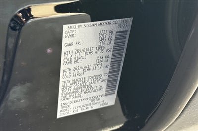 2026 Nissan Frontier Crew Cab SV