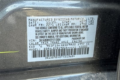 2026 Nissan Sentra S