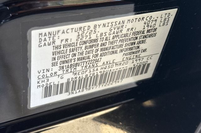 2026 Nissan Sentra S