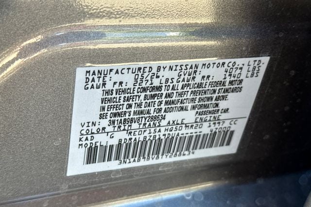 2026 Nissan Sentra S