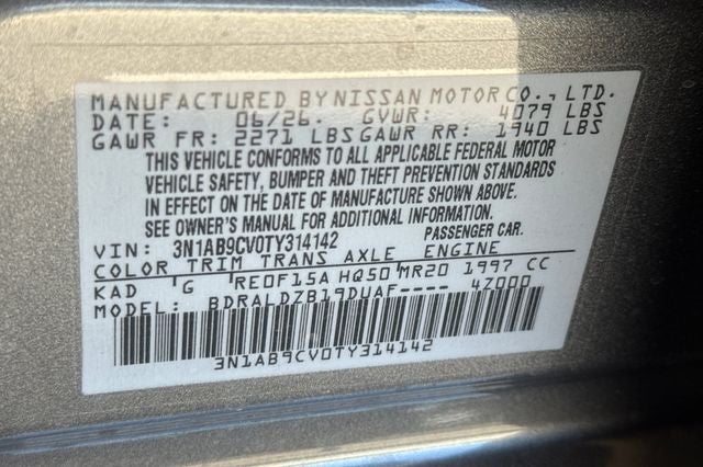 2026 Nissan Sentra SV