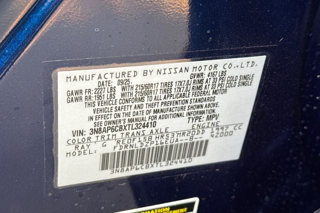 2026 Nissan Kicks SV