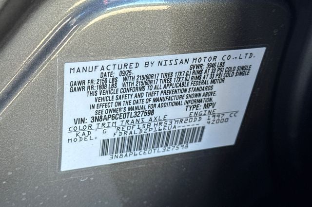 2026 Nissan Kicks SV