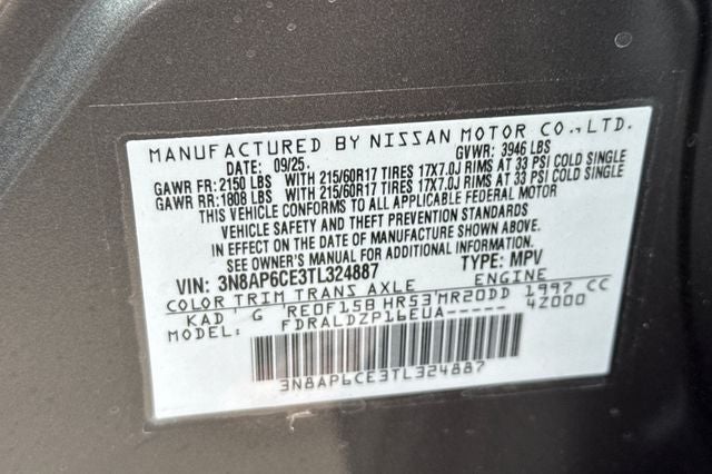 2026 Nissan Kicks SV