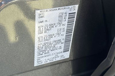 2026 Nissan Pathfinder SV