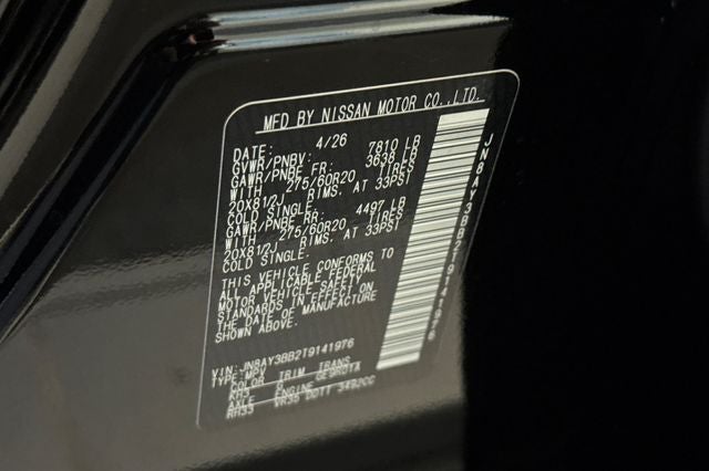 2026 Nissan Armada SL