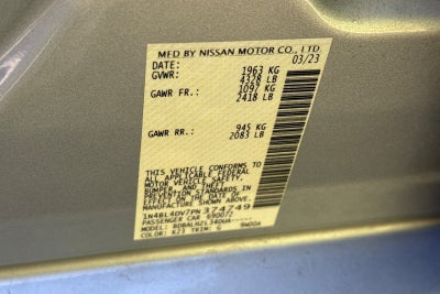 2023 Nissan Altima 2.5 SV