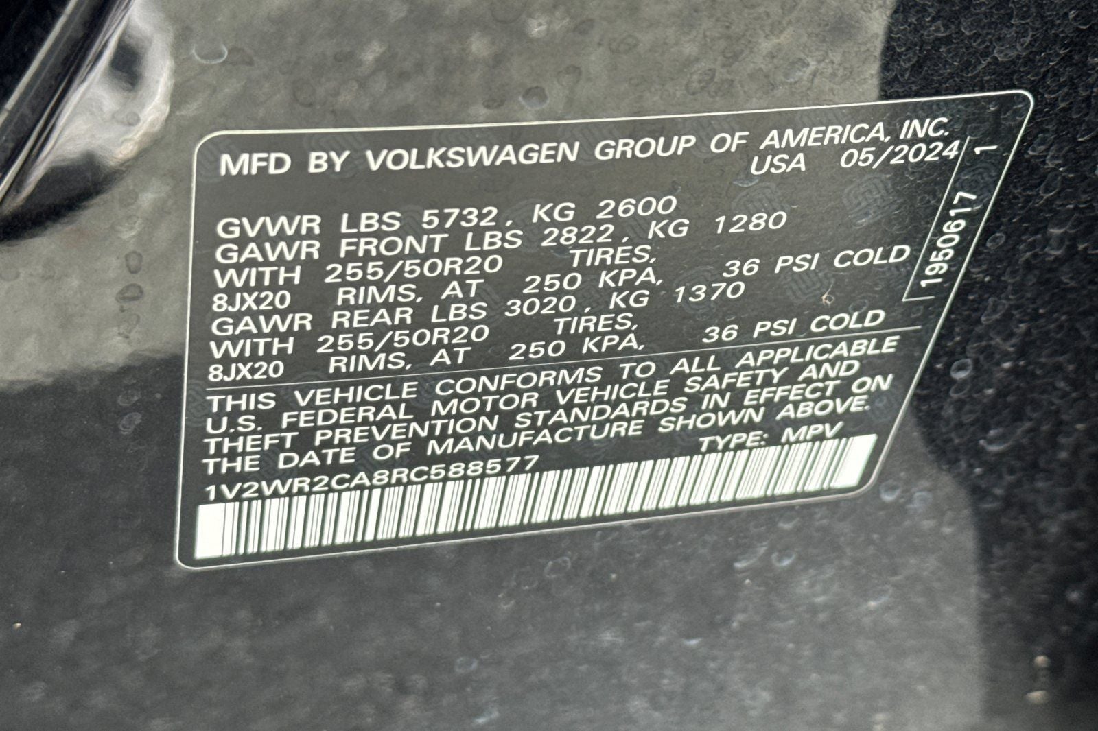 2024 Volkswagen Atlas 2.0T SE w/Technology TECHNOLOGY