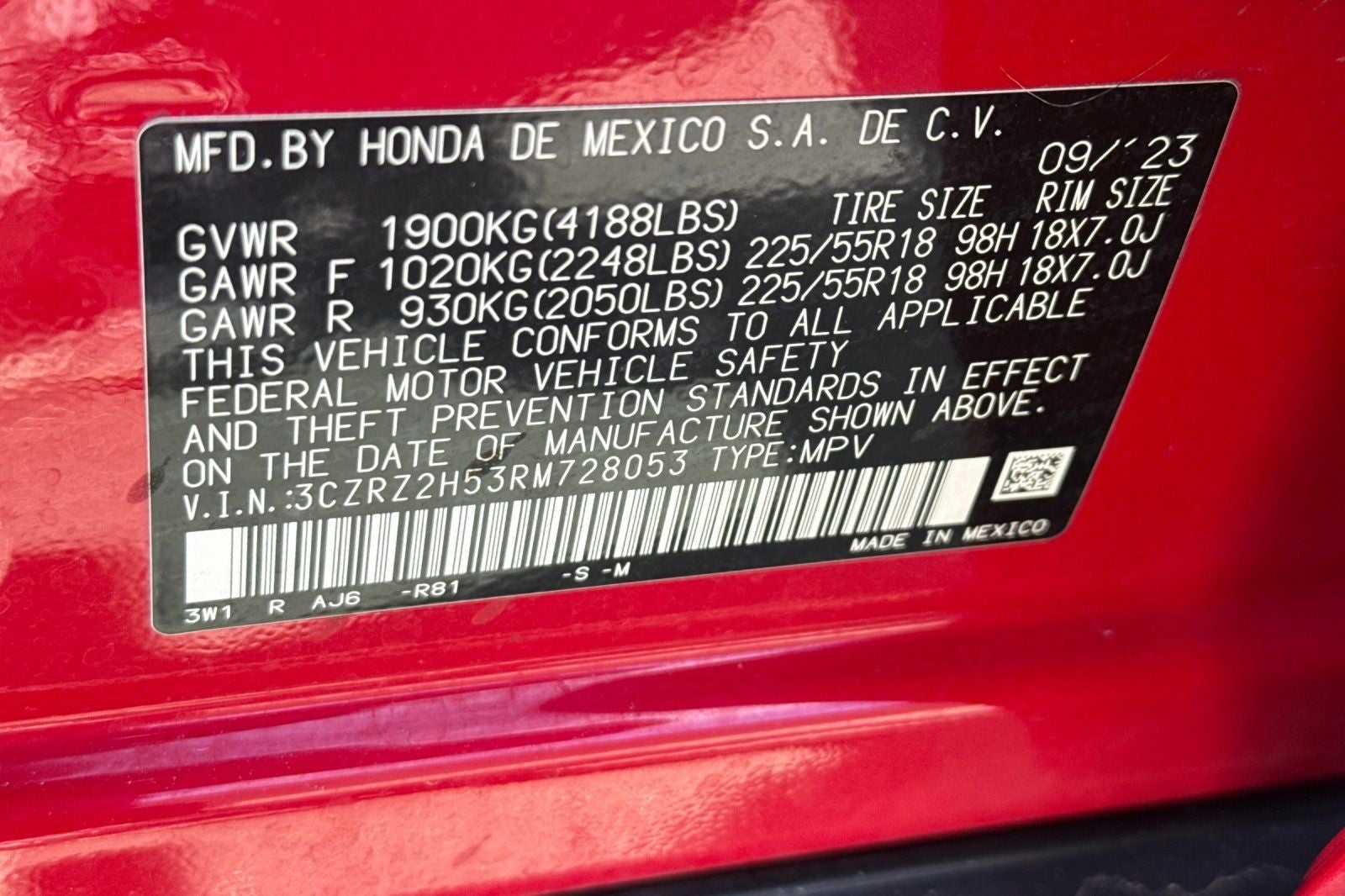 2024 Honda HR-V Sport