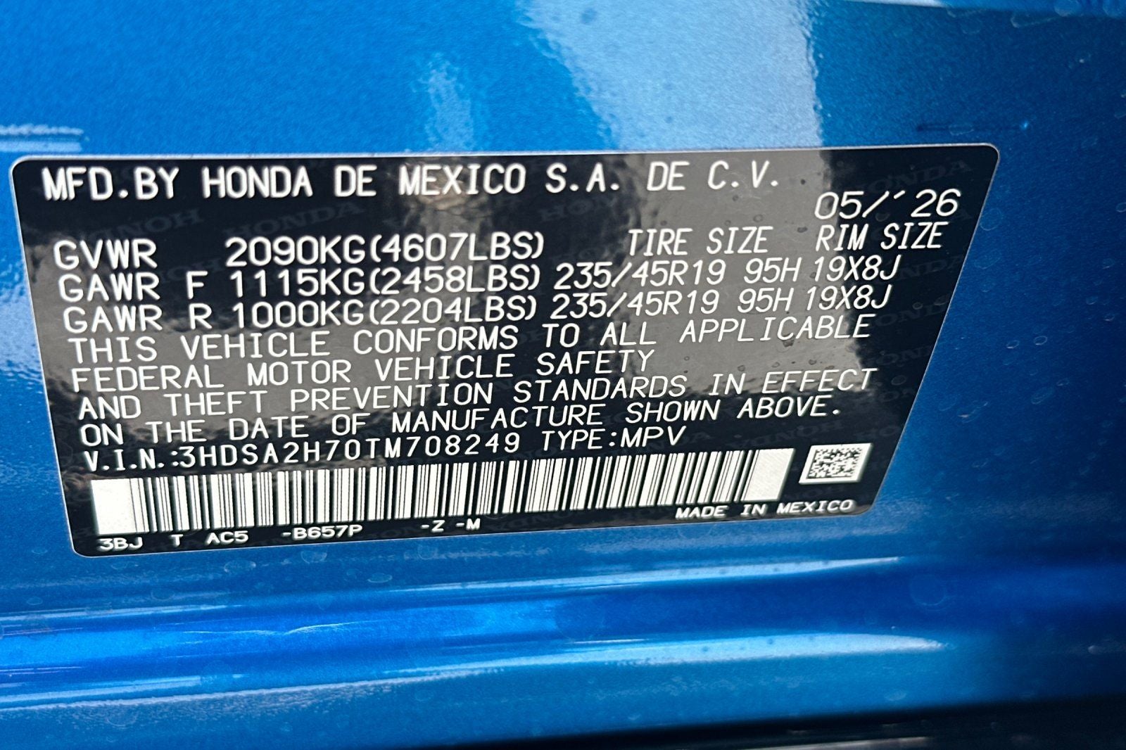 2026 Acura ADX A-Spec with Advance