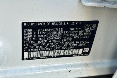 2025 Acura ADX A-Spec with Advance Package