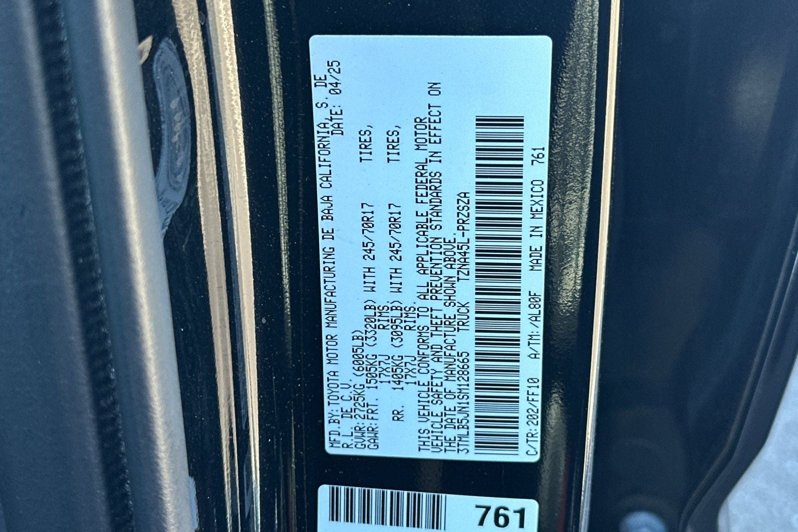 2025 Toyota Tacoma SR5