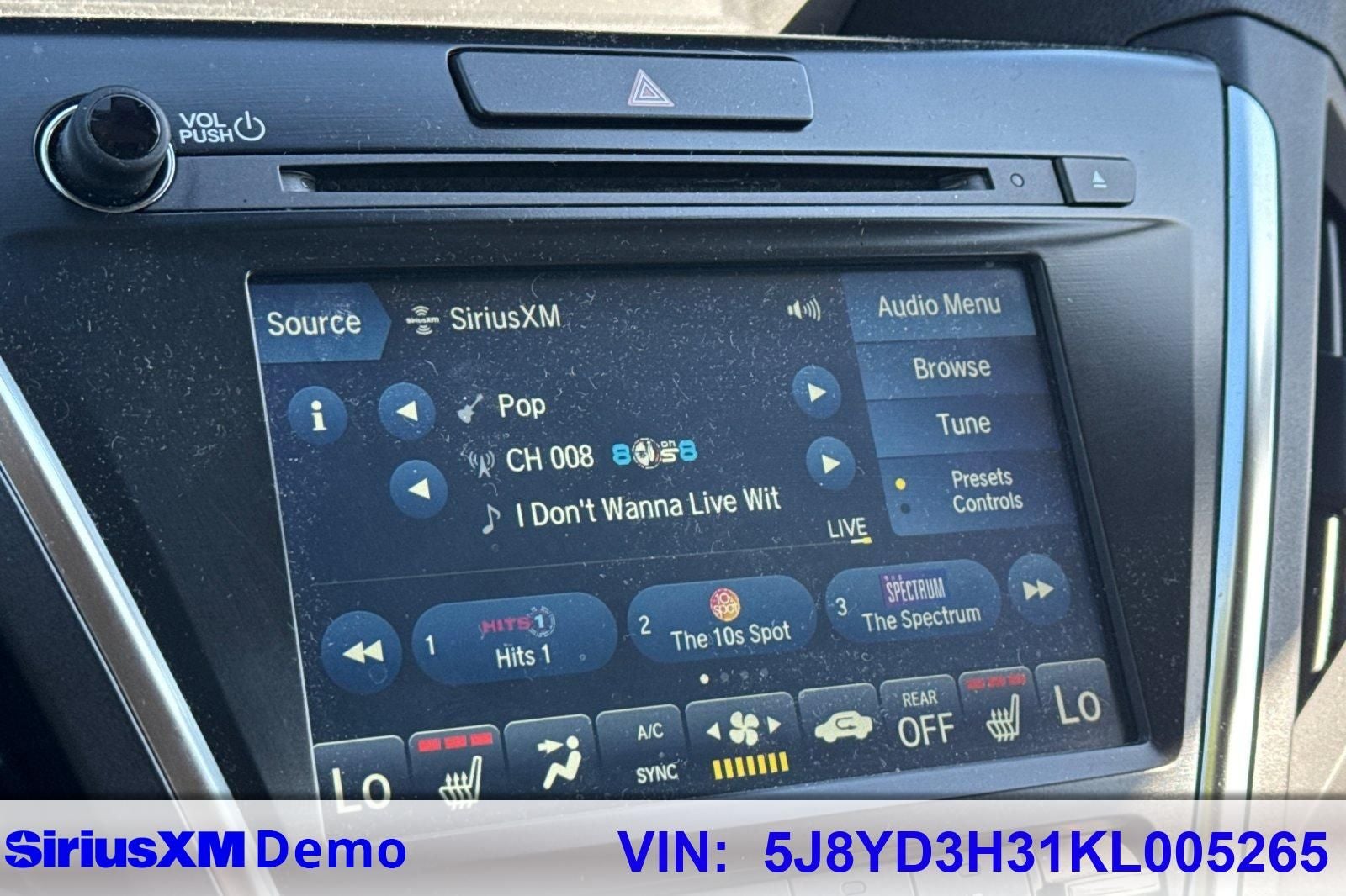 2019 Acura MDX 3.5L 3.5L