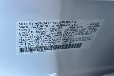 2026 Acura MDX Technology Package