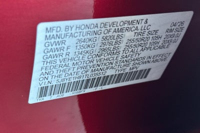 2026 Acura MDX with Advance Package