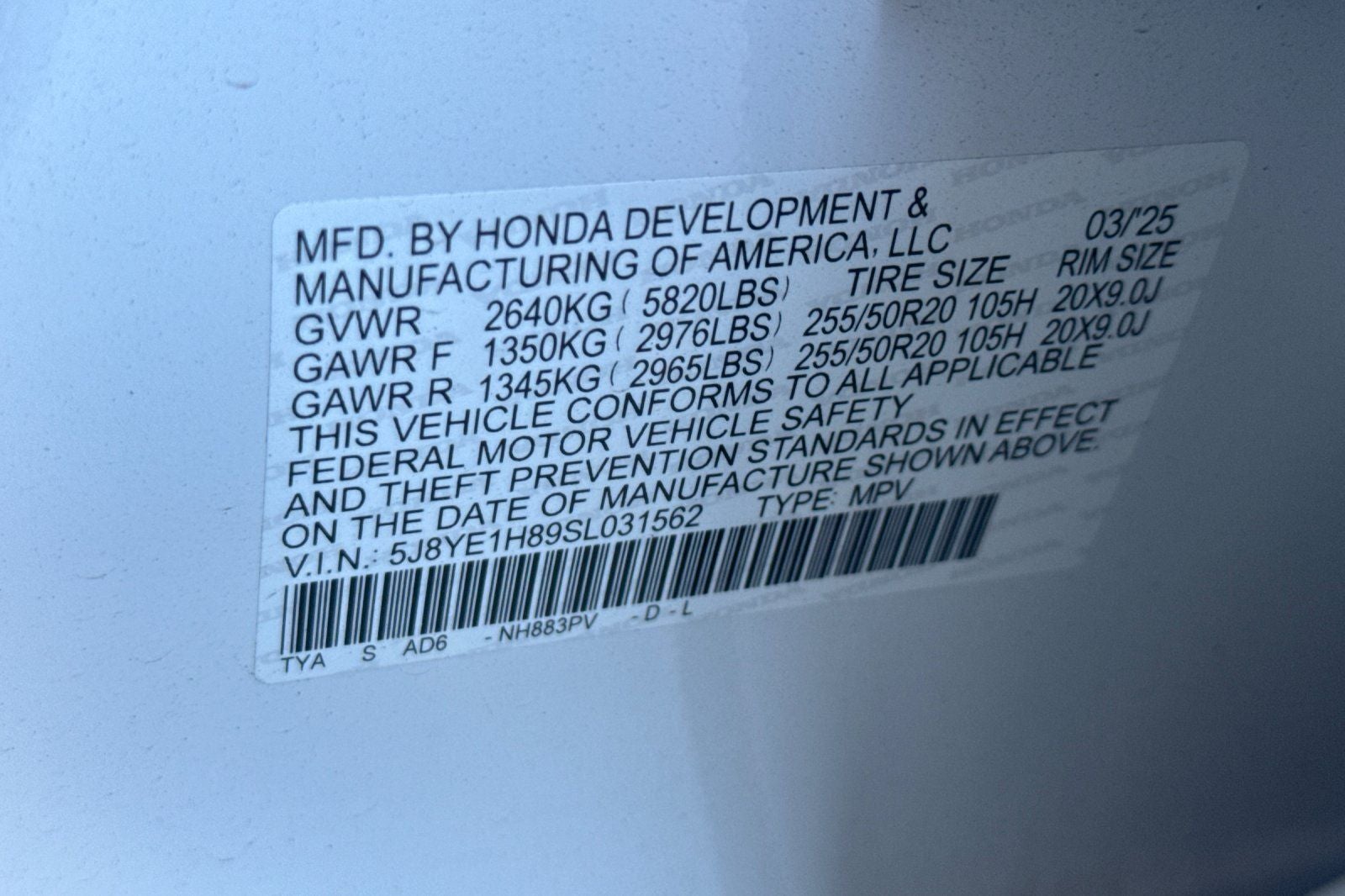 2025 Acura MDX 4ADV