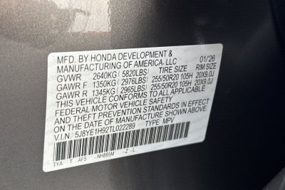 2026 Acura MDX A-Spec with Advance Package