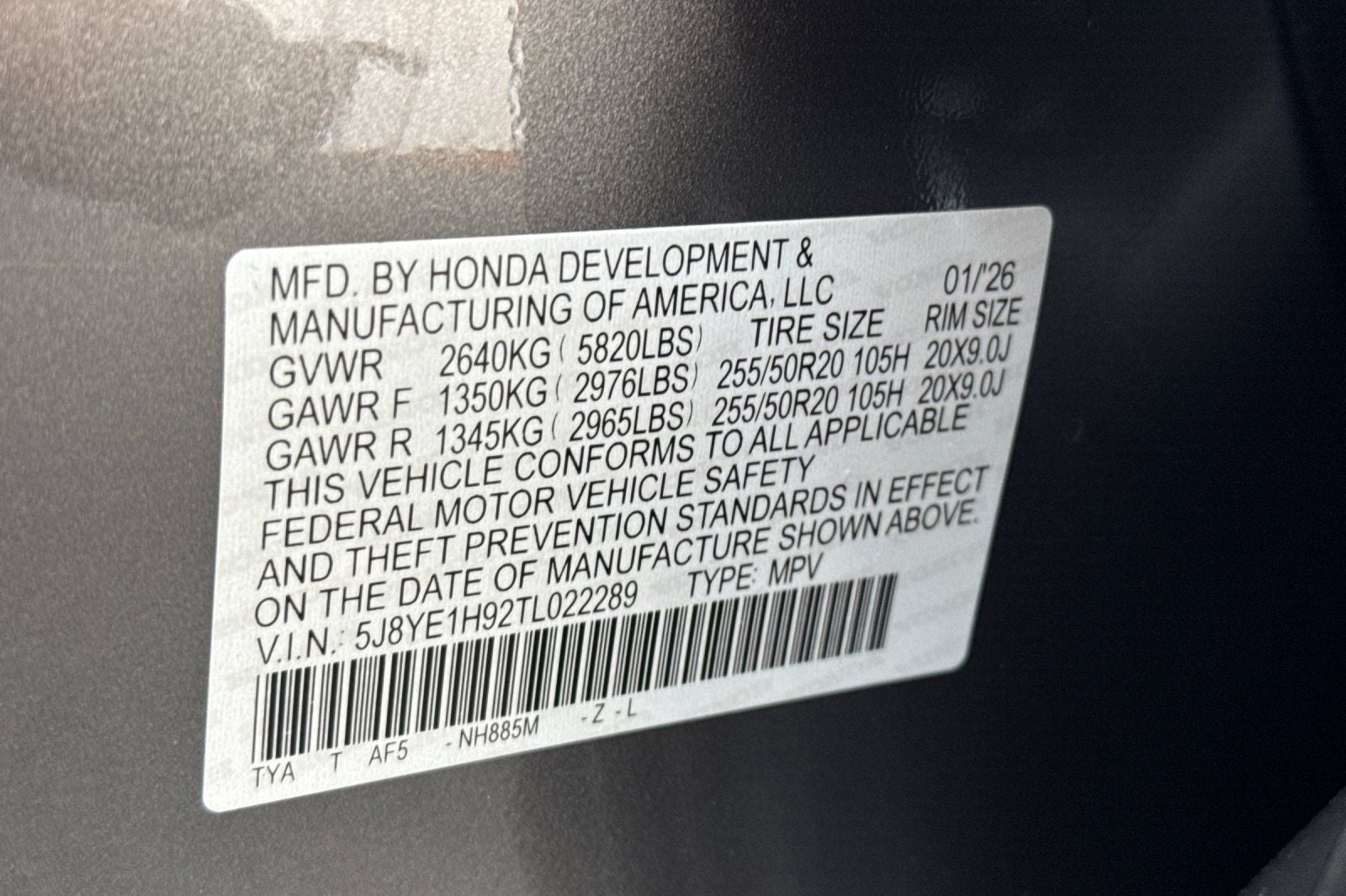 2026 Acura MDX A-Spec with Advance Package