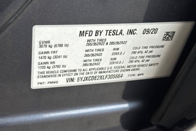2020 Tesla Model X Long Range