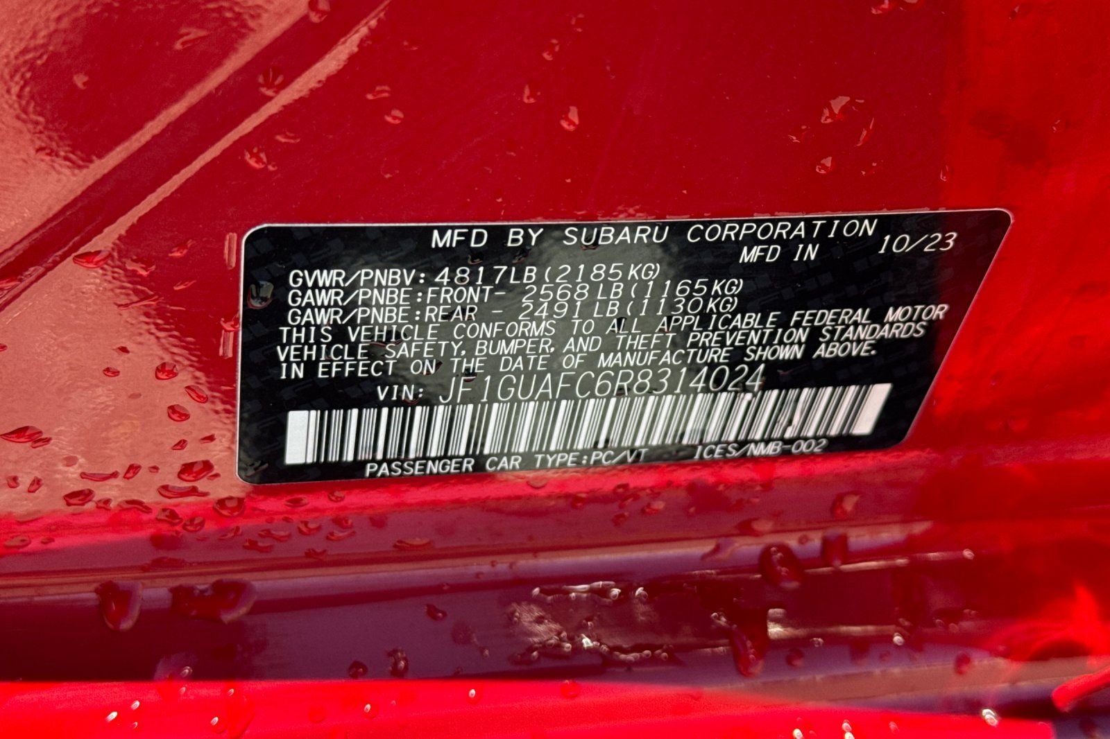 2024 Subaru Impreza Sport 5-DOOR SPORT