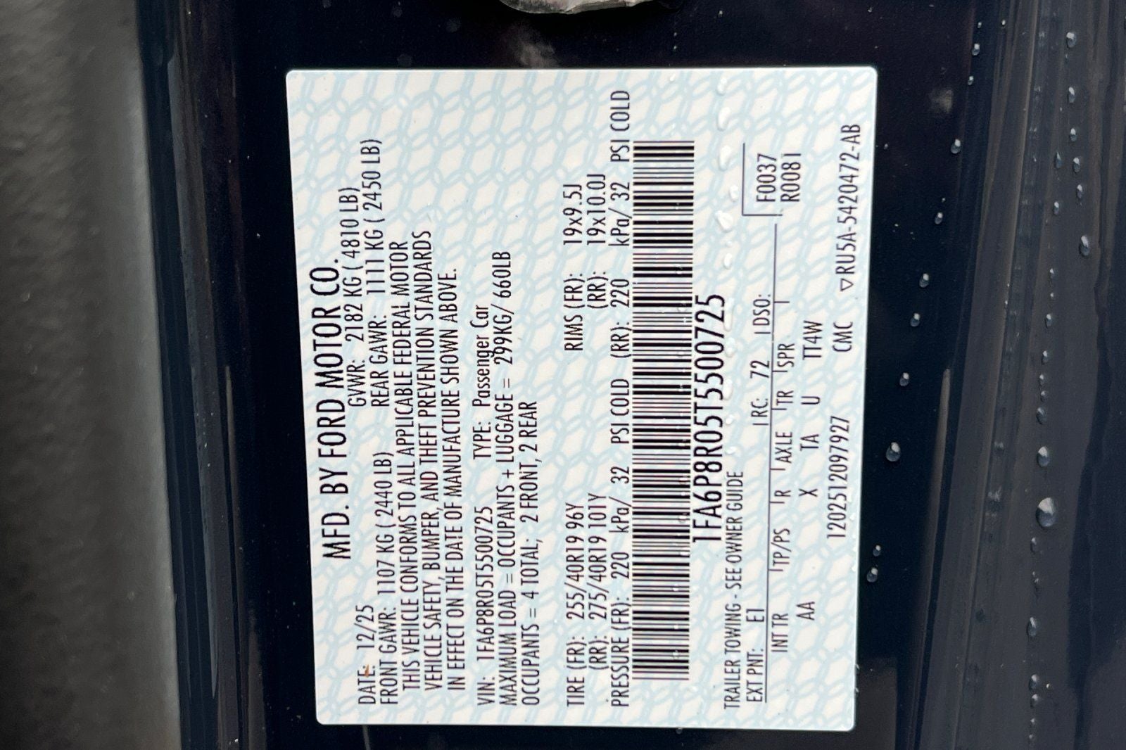 2026 Ford Mustang Dark Horse