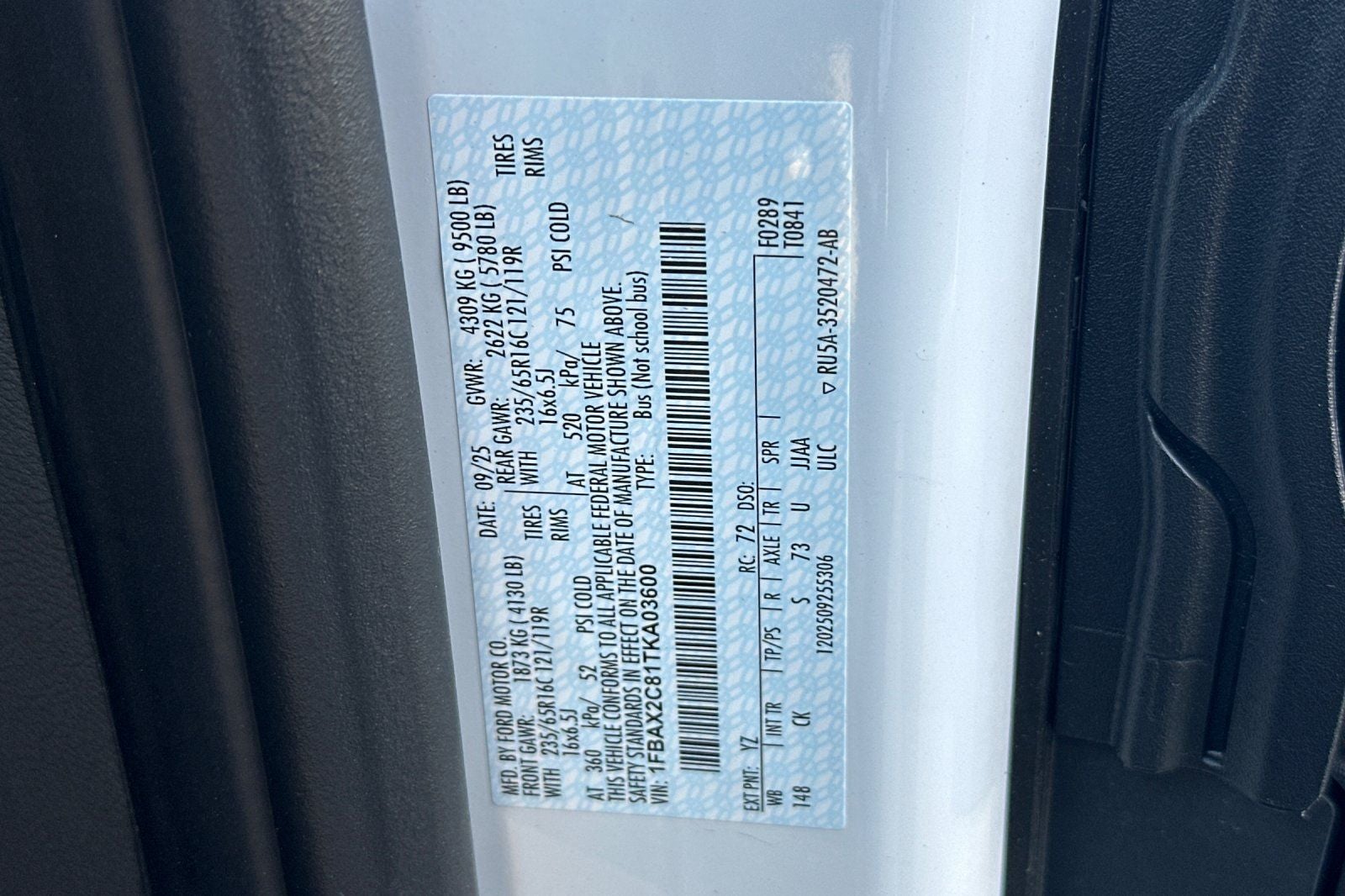 2026 Ford Transit-350 XL