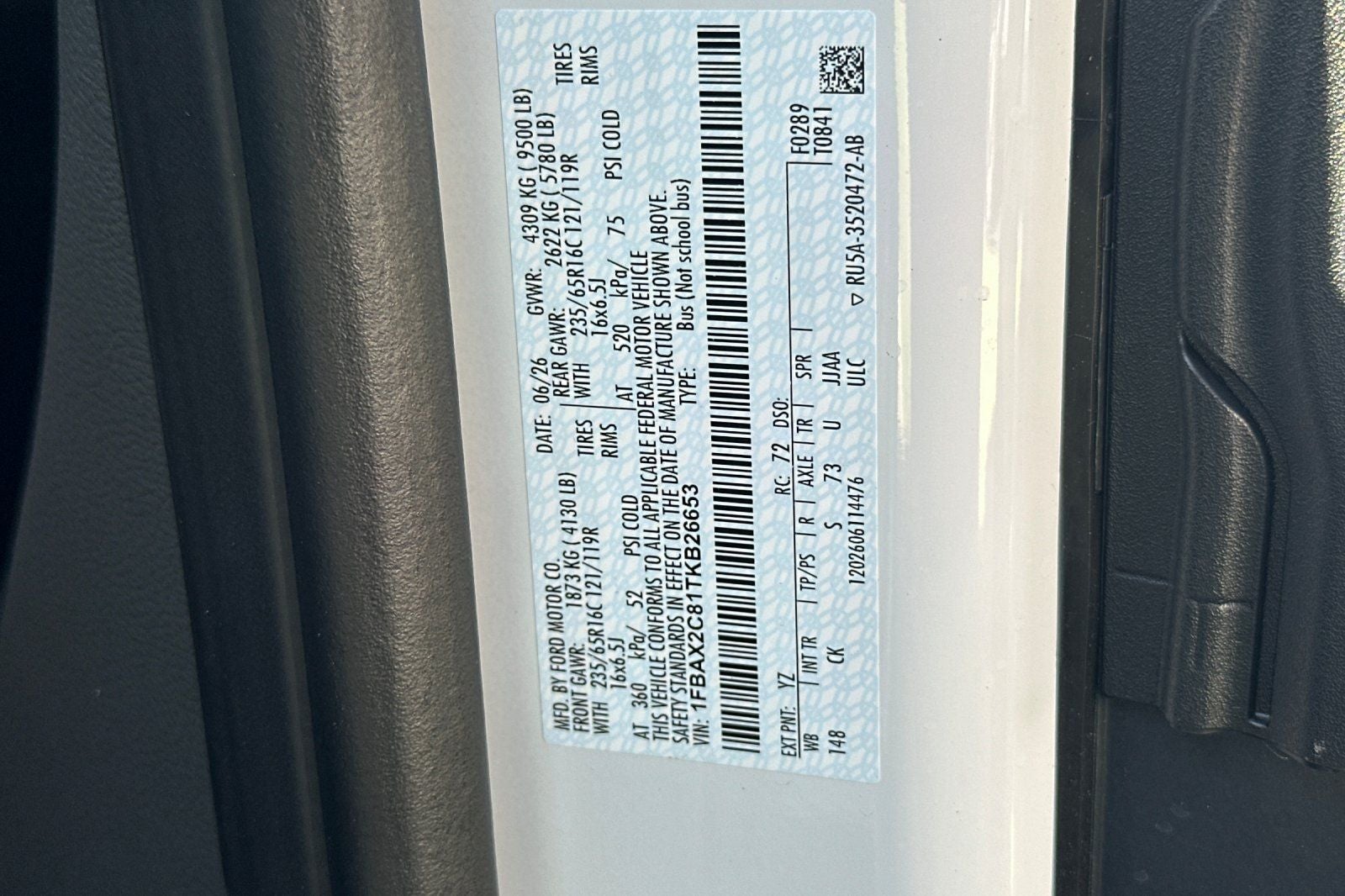 2026 Ford Transit-350 XL