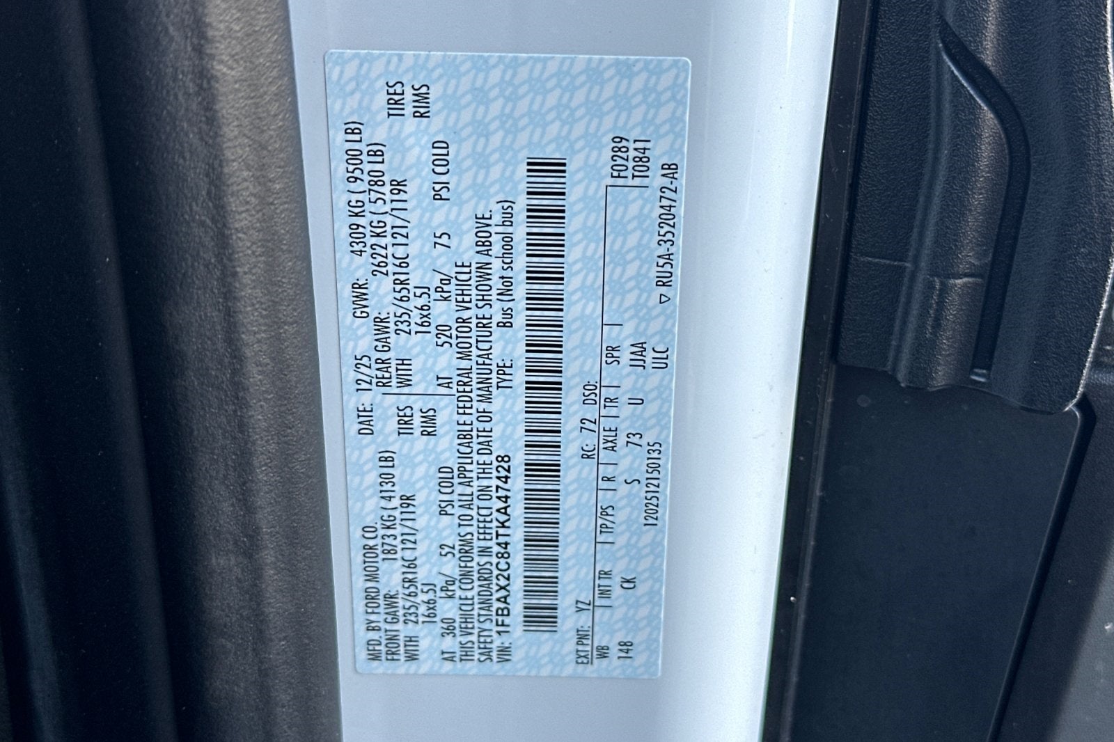 2026 Ford Transit-350 XL