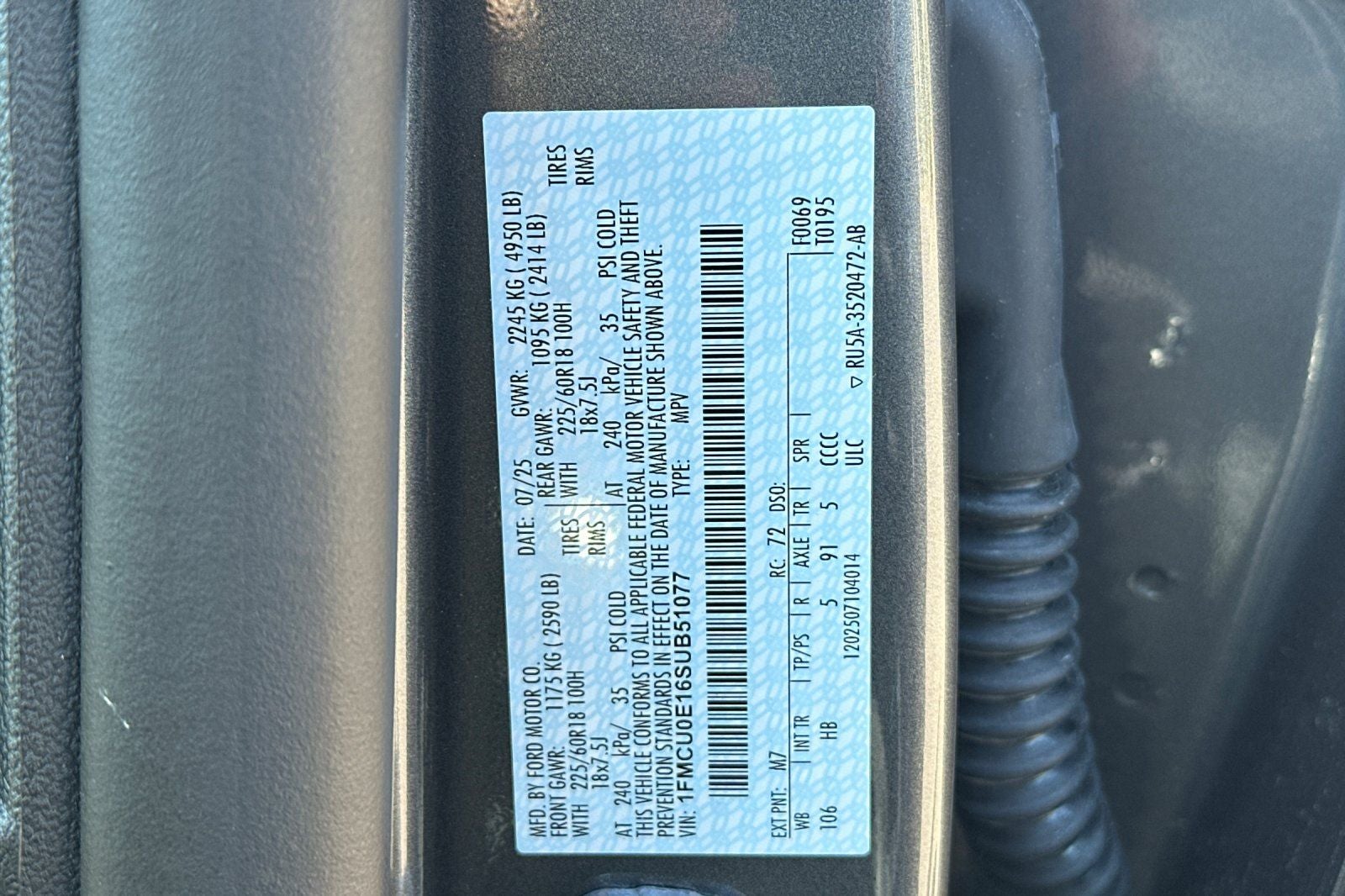 2025 Ford Escape Plug-In Hybrid Base